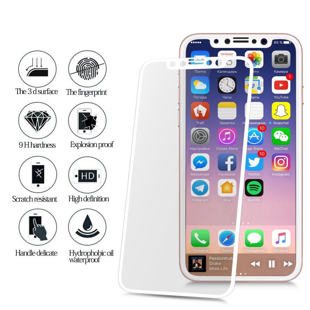 Wholesale iPhone 11 Pro (5.8in) / XS / X Tempered Glass Full